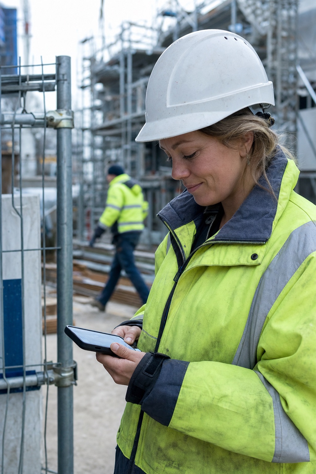 In cantiere si timbra dal telefono